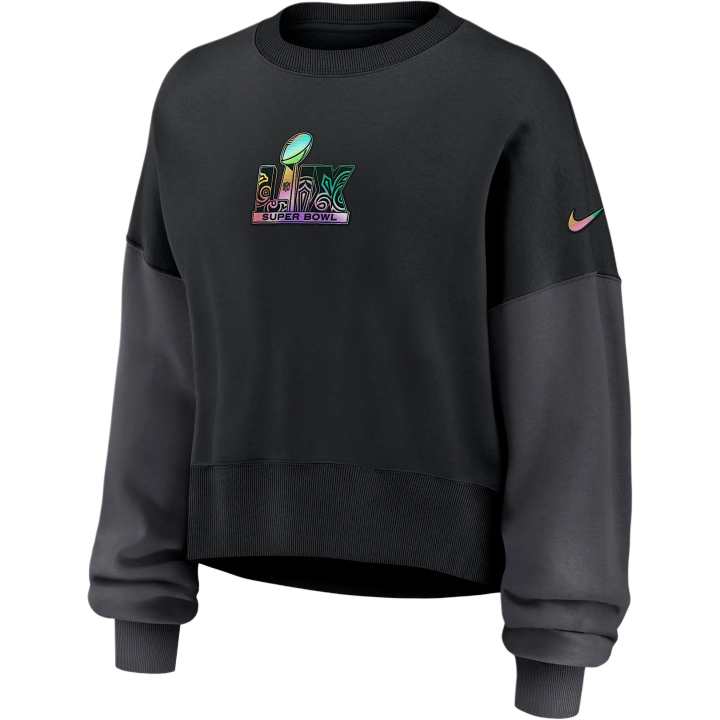 Nike Nike Super Bowl Lix Wordmark Women's Nike Nfl Pullover Crew