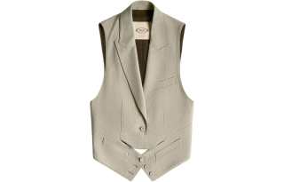 TOD'S New Collection Vest Women's Beige