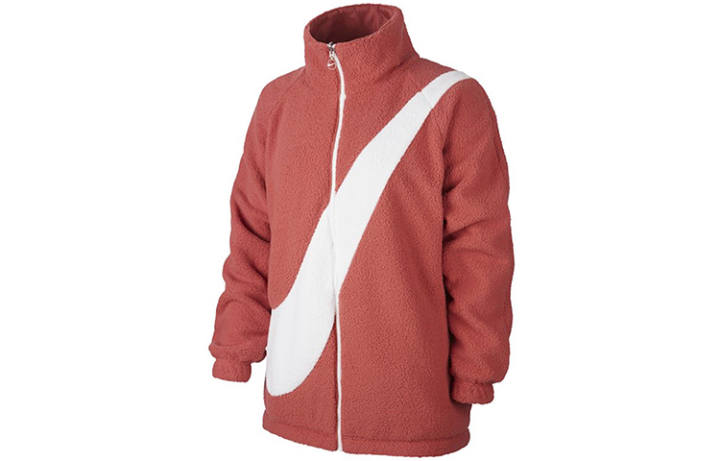 Nike Nike Women'ss Reversible Swoosh Jacket Light Redwood/White