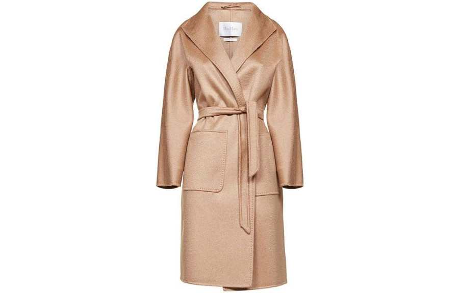 MaxMara MaxMara Velvet Jackets Women's Camel Lapel Moderate