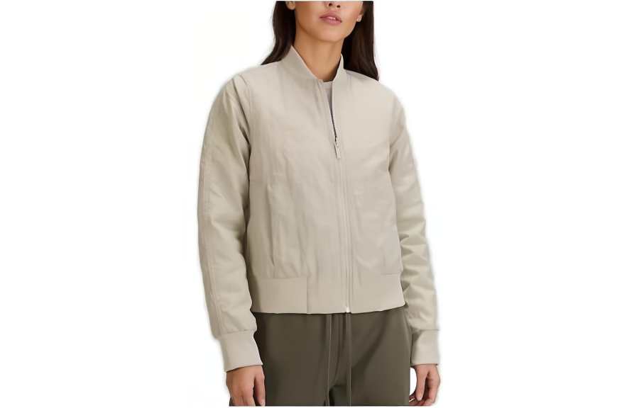 Lululemon Cropped Coats Women's Baseball Collar Moderate