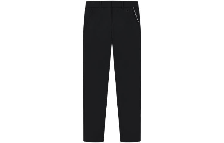 FILA Athletics Knitted Sweatpants Women's Pitch Black Moderate Straight Fit Pants