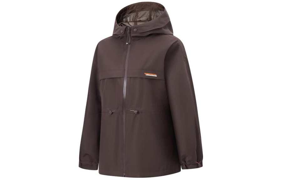 Li-Ning Li Ning Fitness Series Trench Coat Women's Charcoal Coffee Umber