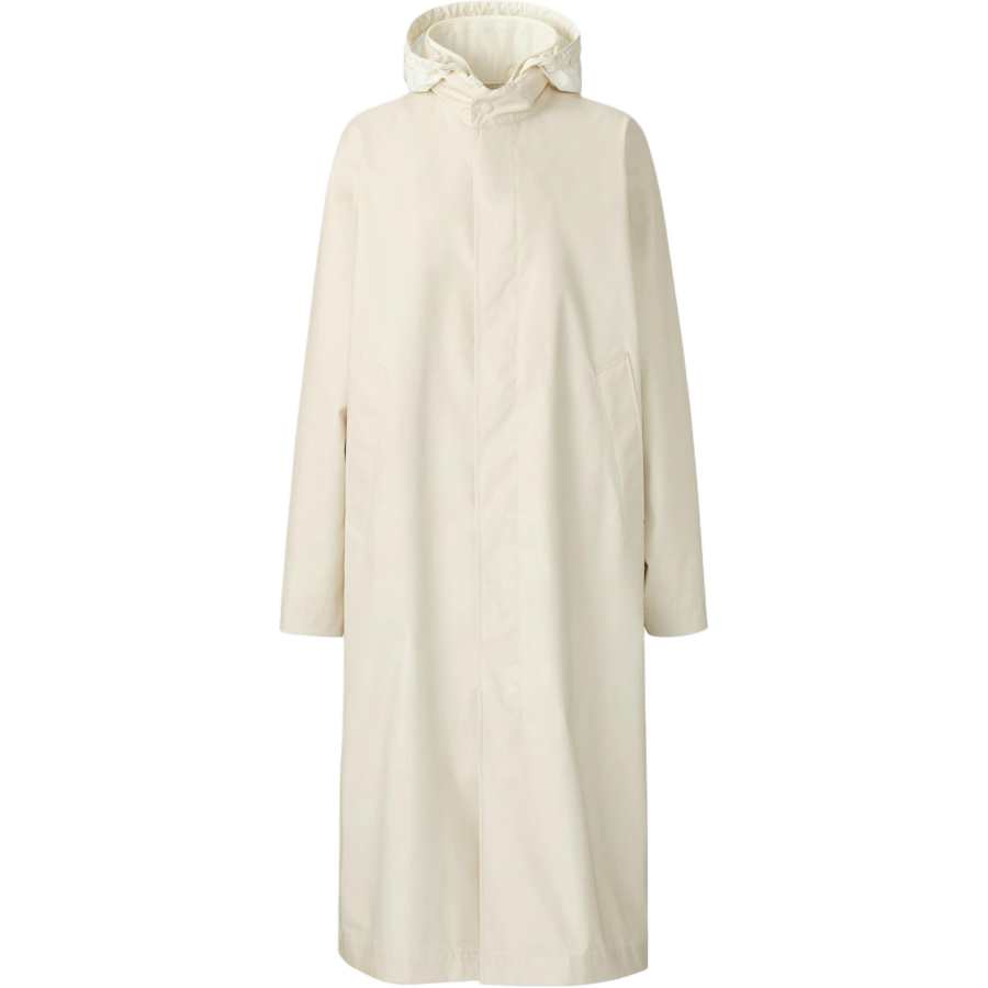 UNIQLO Coats Women's Beige Hooded Moderate