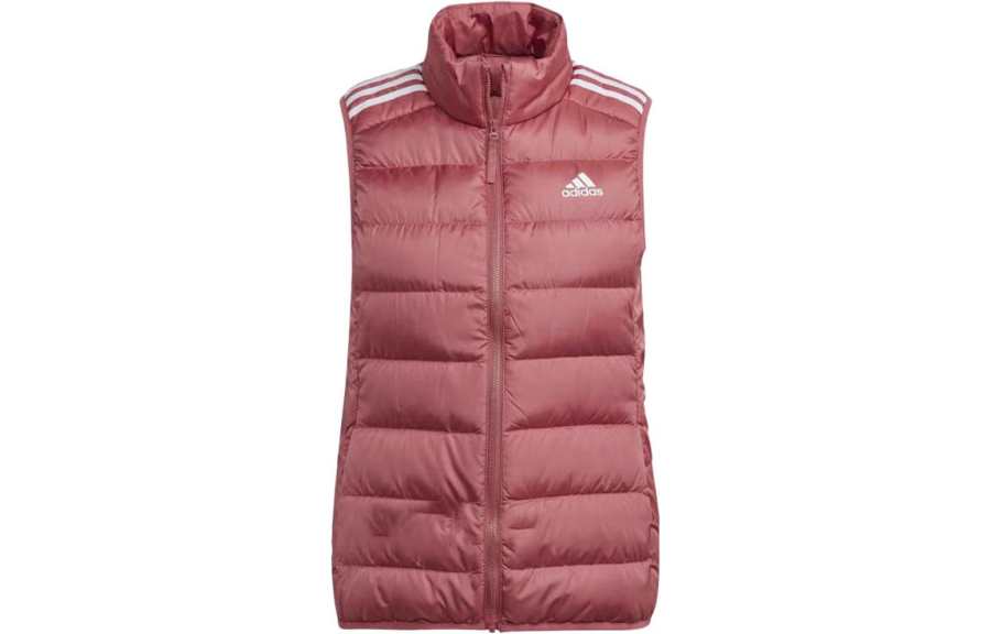 Adidas Adidas Down Vests Women's Warm Red Stand Collar Moderate Other