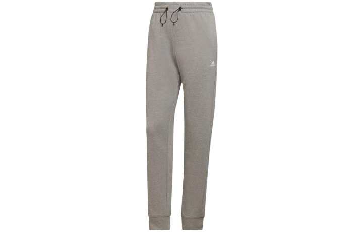 Adidas Adidas Knitted Sweatpants Women's Gray Moderate Cuffed Pants