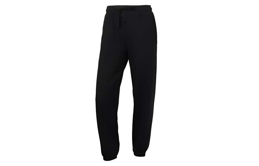 PUMA Knitted Sweatpants Women's Black Moderate Cuffed Pants