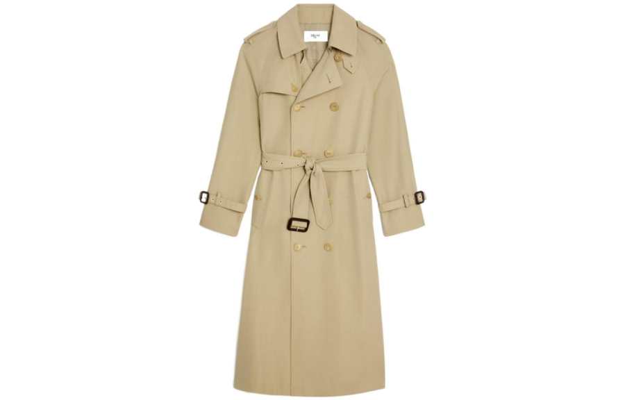 CELINE CELINE Trench Coat Women's Khaki