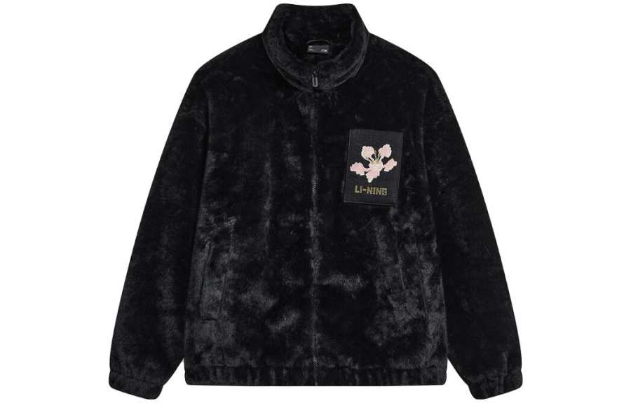 Li-Ning Li Ning Sports Life Collection Velvet feel Coat Women's Black