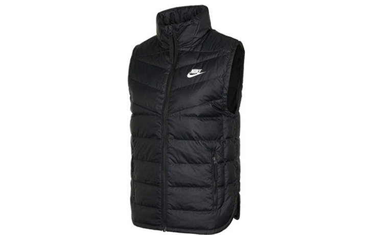 Nike Nike Down Vests Women's Black Stand Collar Moderate Other