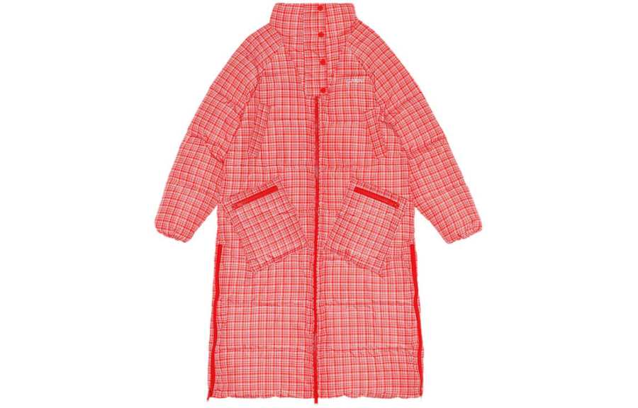 GANNI Puffer Jacket Women's Vibrant Red
