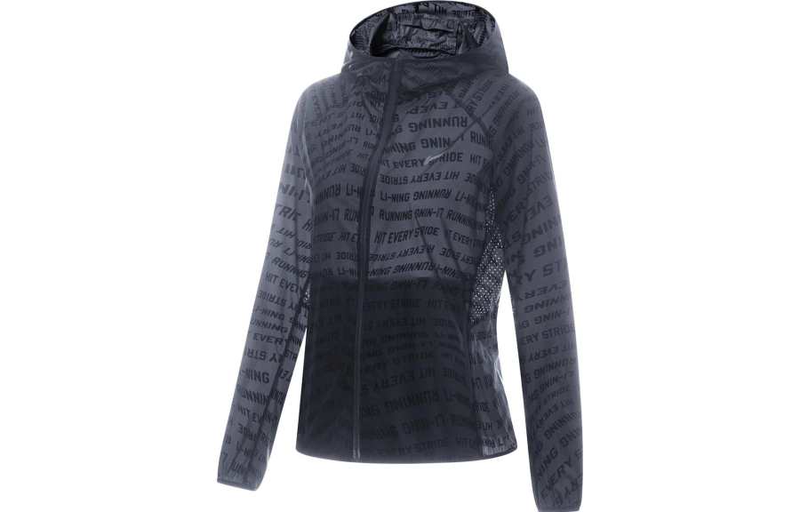 Li-Ning Li Ning Trench Coat Women's Ebony Black