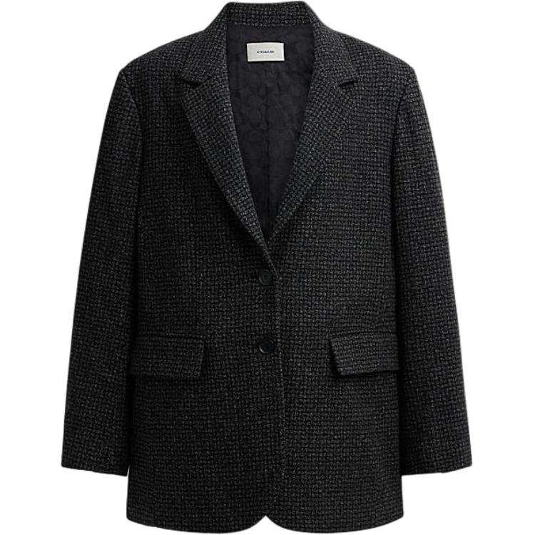 COACH FW24 Business Suit Coat Women's Black