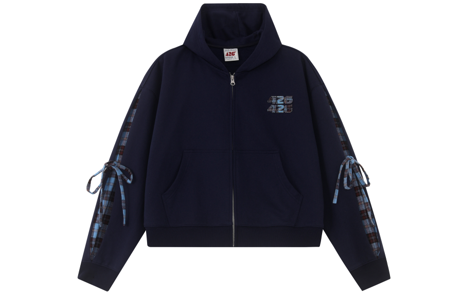 F426 Sweatshirts Women's Hooded Moderate Cardigan