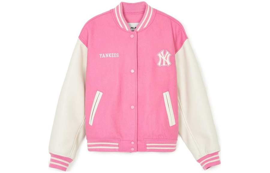 MLB MLB SS24 Baseball Jacket Women's Pink