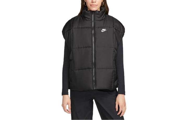 Nike Nike Vests Women's Black Stand Collar Moderate Other