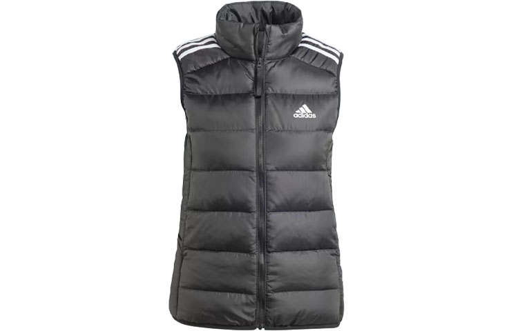 Adidas Adidas Essential Down Vests Women's Black Stand Collar Moderate Other
