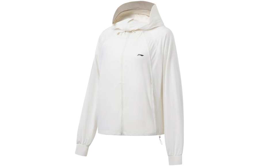 Li-Ning Li Ning Fitness Series Super Light Sun Protection Clothing Women's White