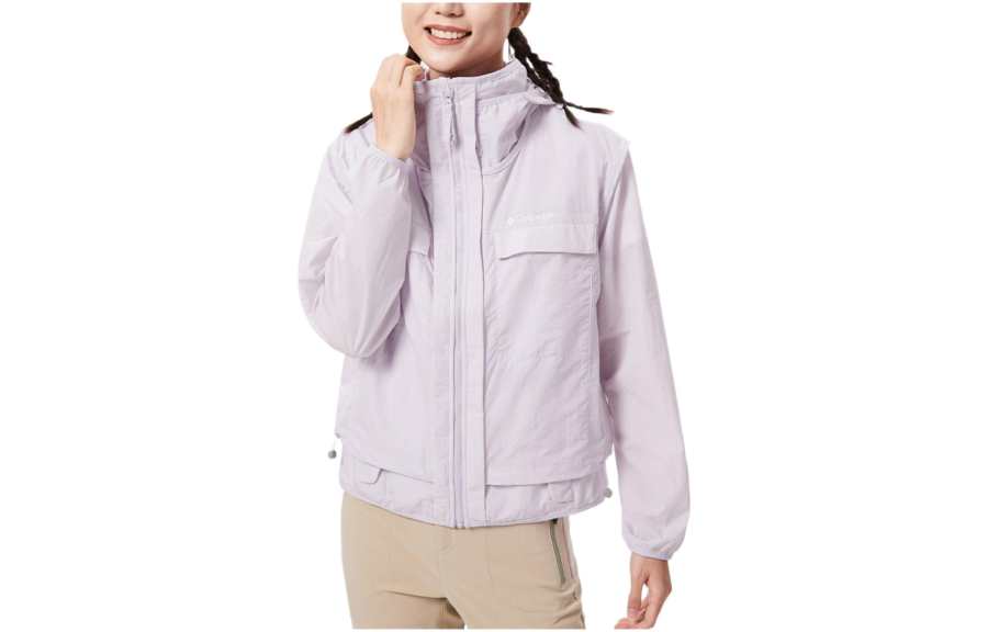 Columbia Dust Resistant Windproof UV Protection Sun Protection Clothing Women's Purple