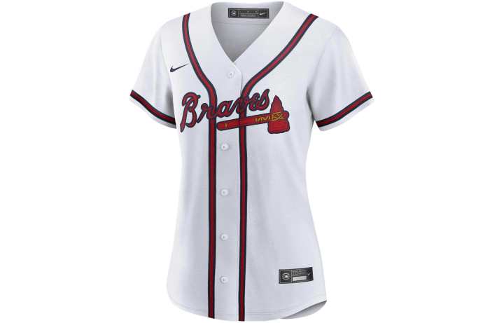 Nike Nike MLB Collaboration Atlanta Braves Matt Olson Baseball Jacket Women's White
