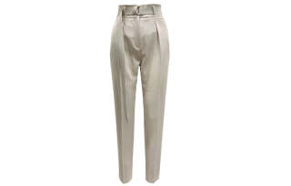MaxMara Casual Pants Women's White Moderate Straight Fit Pants