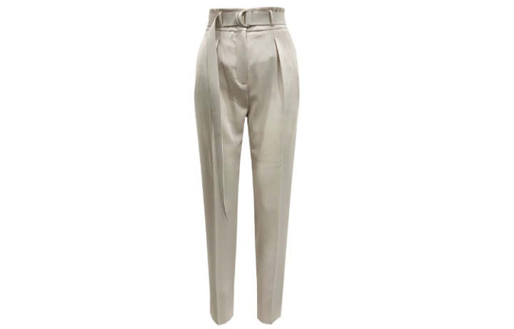 MaxMara MaxMara Casual Pants Women's White Moderate Straight Fit Pants