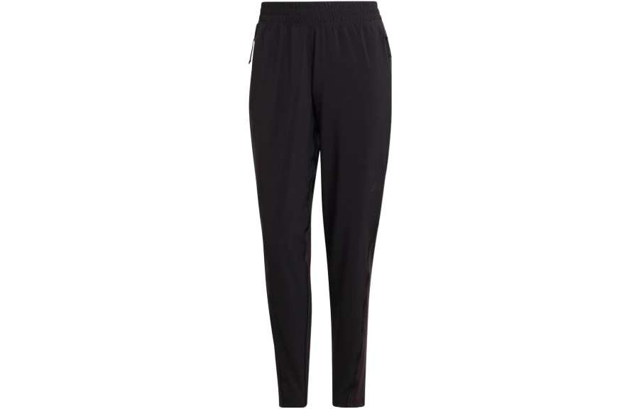 Adidas Adidas Knitted Sweatpants Women's Black Moderate Straight Fit Pants
