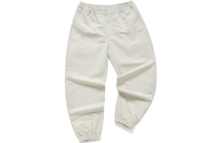 FILA FUSION Casual Pants Women's Wheat Cream Moderate Cuffed Pants