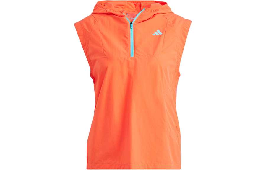 Adidas Adidas Vests Women's Bright Red Hooded Non Detachable Moderate Other