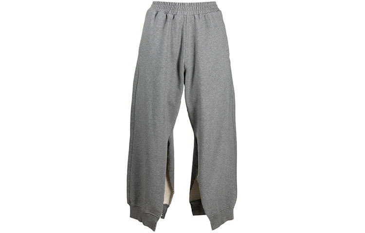 MM6 Maison Margiela FW21 Knitted Sweatpants Women's Gray
