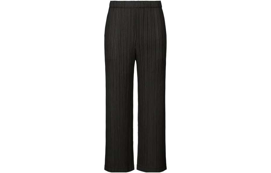 Homme Plissé Issey Miyake SS23 Casual Pants Women's Black