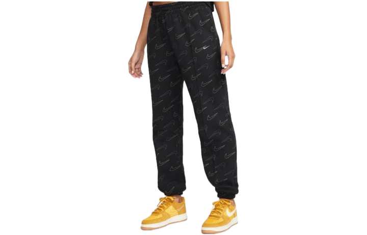 Nike Nike Knitted Sweatpants Women's Black Moderate Cuffed Pants