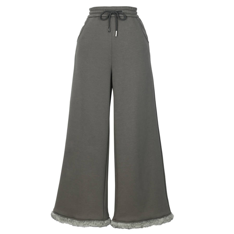 SNBL Casual Pants Women's Gray Moderate Wide Leg Pants