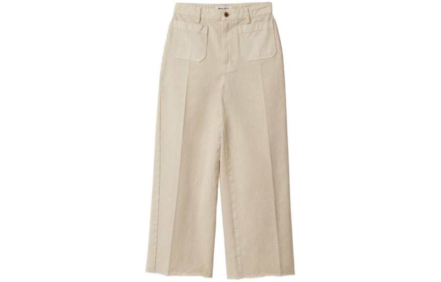 MIU MIU SS24 Casual Pants Women's Chalk White