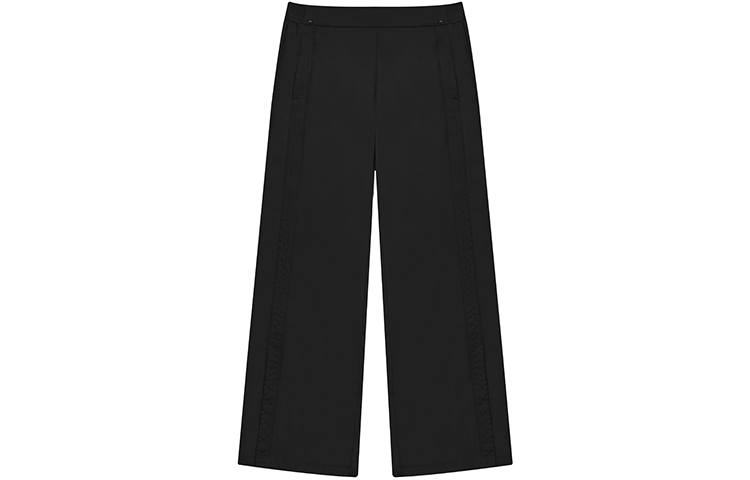 FILA Casual Pants Women's Jet Black Moderate Wide Leg Pants