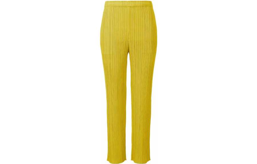 ISSEY MIYAKE SS22 Casual Pants Women's Yellow