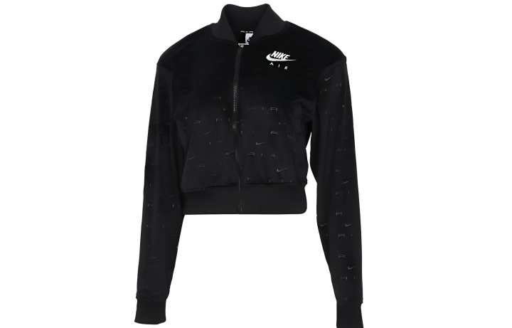 Nike Nike Cropped Coats Women's Black Baseball Collar Moderate