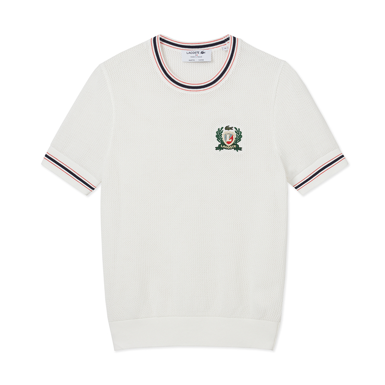 LACOSTE LACOSTE Embroidered Shield T shirt
