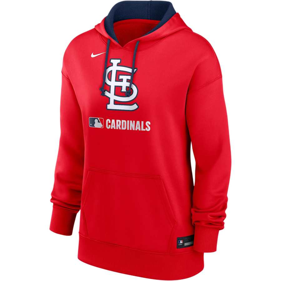 Nike Nike St. Louis Cardinals Authentic Collection Women's Nike Therma Mlb Pullover Hoodie