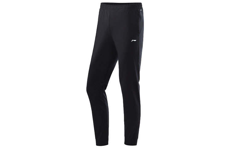Li-Ning Li Ning Training Series Knitted Sweatpants Women's Black Moderate Cuffed Pants
