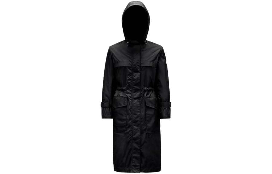 Moncler Hiengu Rain Coat Women's Black