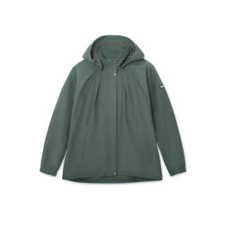 AIGLE Waterproof, Windproof, And Breathable Windbreaker Jacket Women's Ivy Green