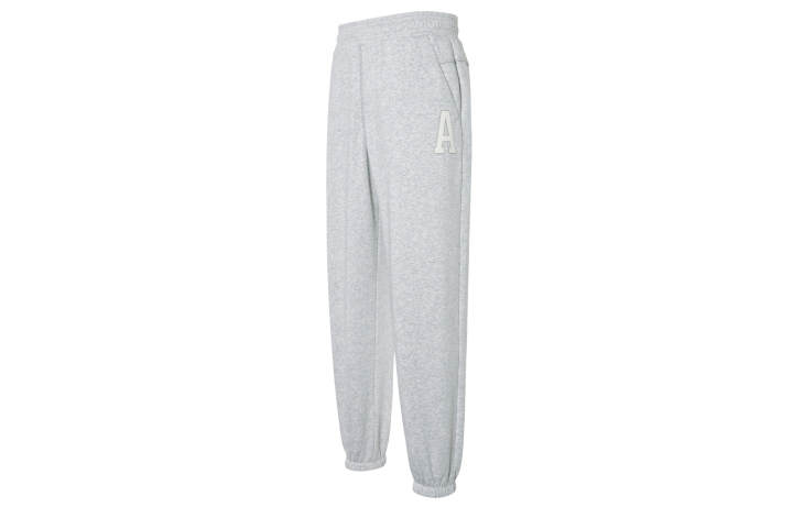 Adidas Adidas Knitted Sweatpants Women's Light Gray Moderate Cuffed Pants