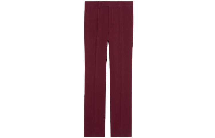 GUCCI 2015 Re Edition Princetown FW21 Casual Pants Women's Dark Red