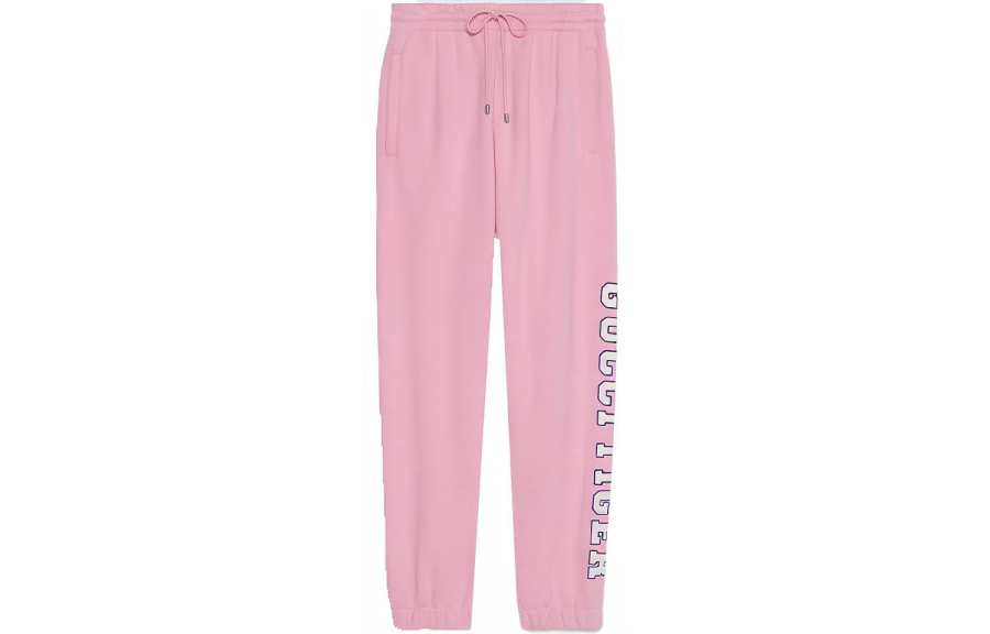 GUCCI SS22 Knitted Sweatpants Women's Pink