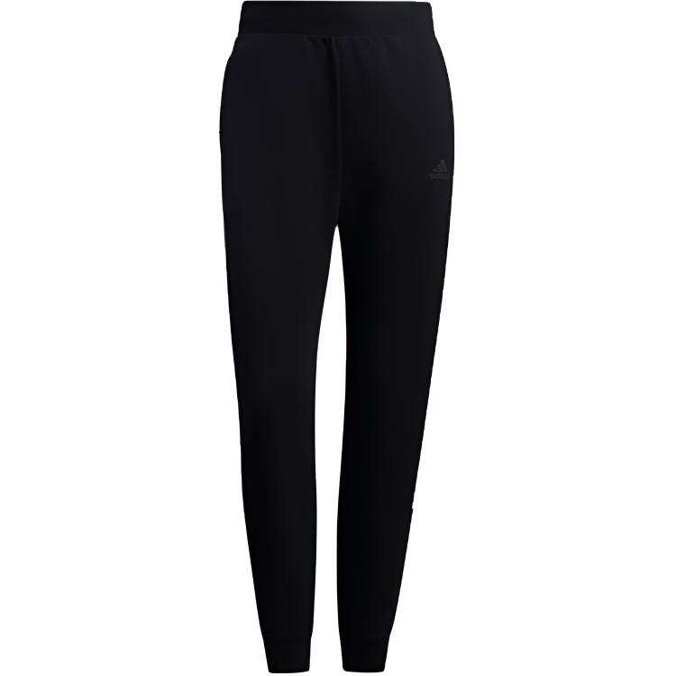 Adidas Adidas Knitted Sweatpants Women's Black Moderate Straight Fit Pants