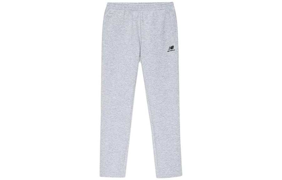 New Balance New Balance Knitted Sweatpants Women's Light Gray Moderate Straight Fit Pants