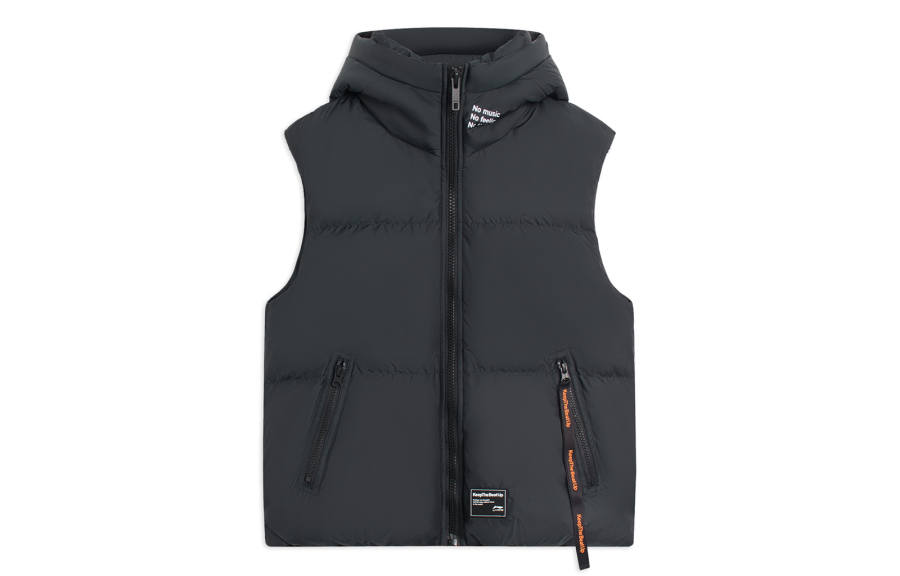Li-Ning Li Ning Sports Fashion Collection Vests Women's Black Hooded Non Detachable Moderate Other