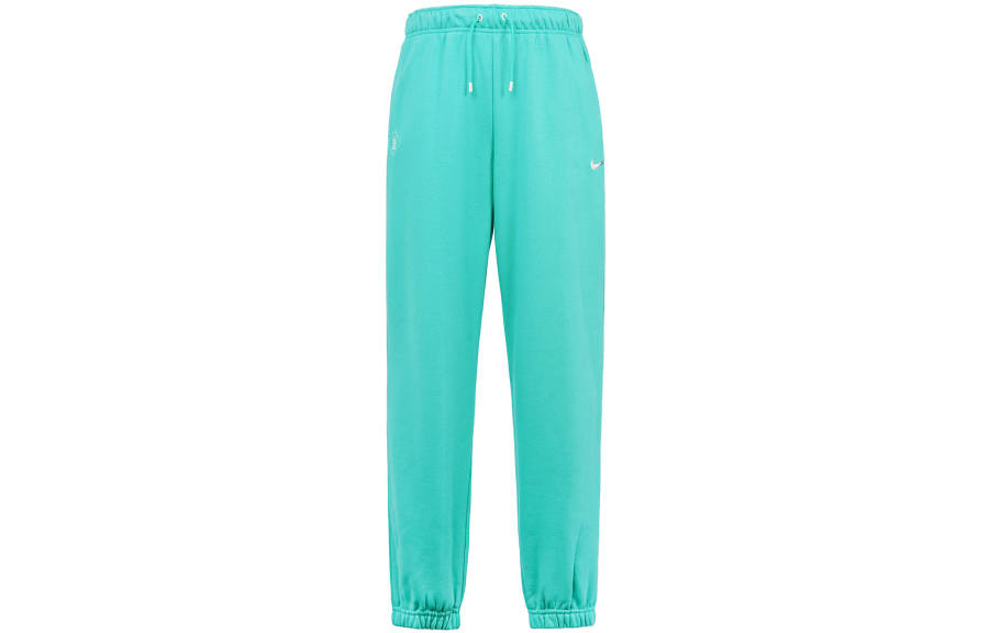 Nike Nike CNY Collection High Rise Casual Fleece Lined Sweatpants Knitted Sweatpants Women's Washed Teal Cyan