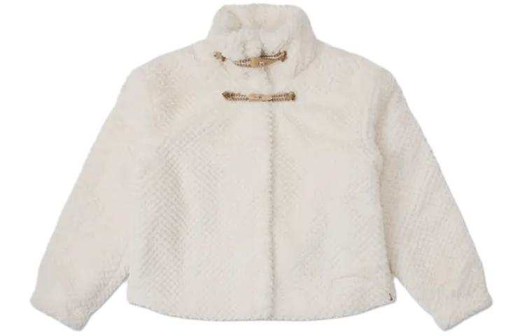 Converse FW23 Velvet feel Coat Women's Milk White